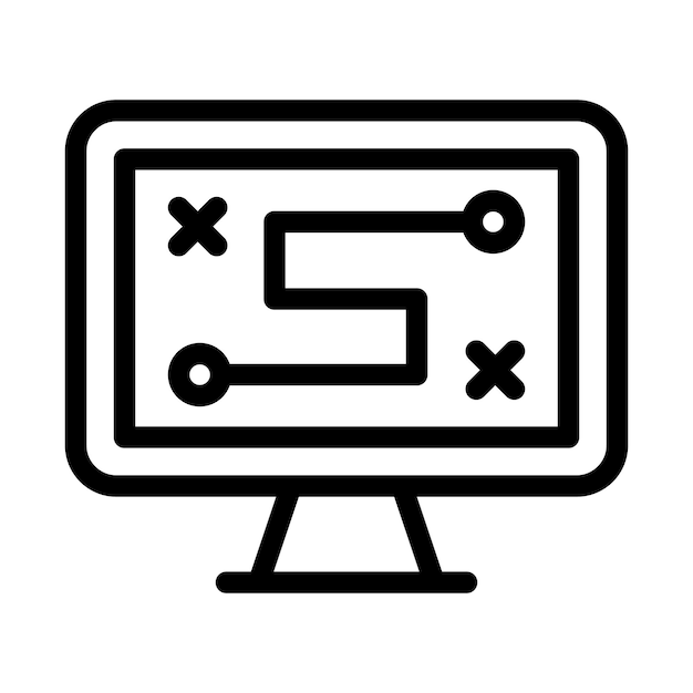 Estilo de ilustración vectorial de la estrategia digital