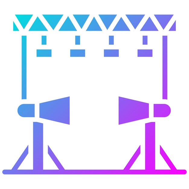 Estilo de ilustración vectorial del estudio de películas