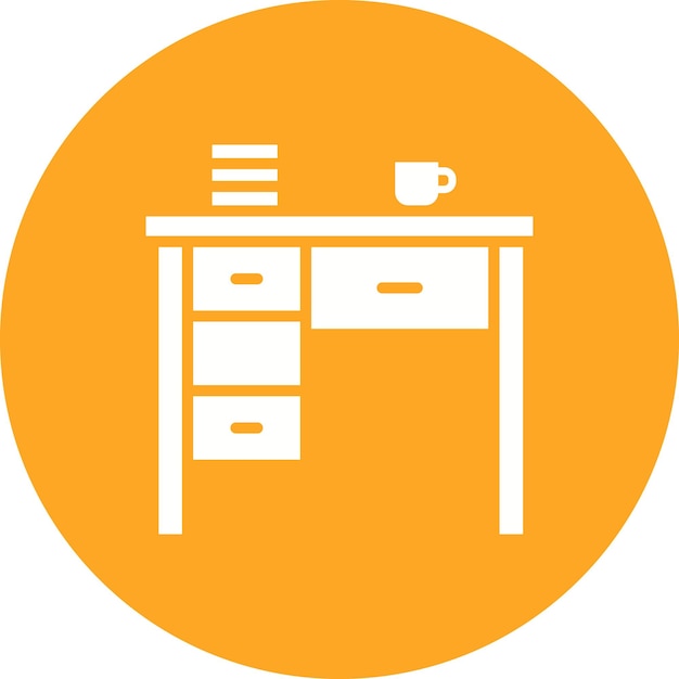 Estilo de ilustración vectorial de estudio de la tabla