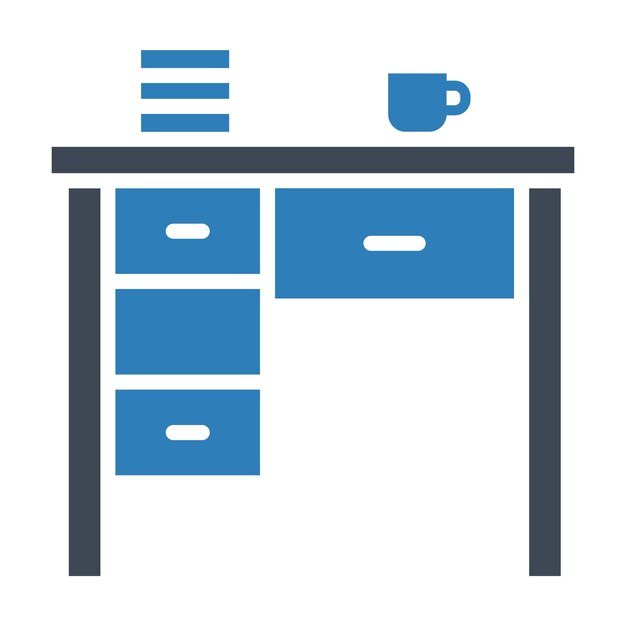 Estilo de ilustración vectorial de estudio de la tabla