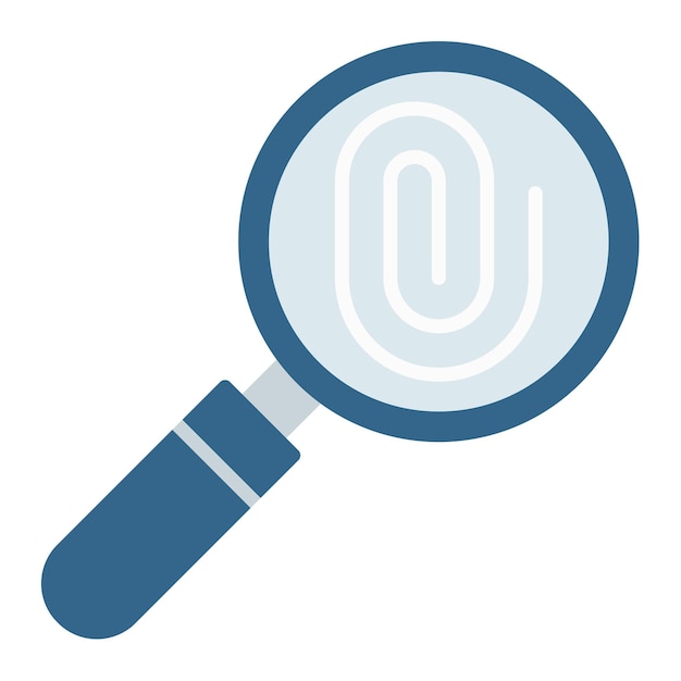 Estilo de la ilustración vectorial de la evidencia