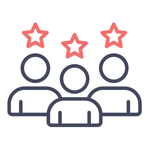 Estilo de ilustración vectorial de la experiencia del cliente