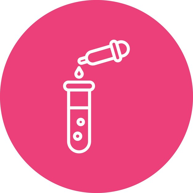 Estilo de ilustración vectorial del experimento