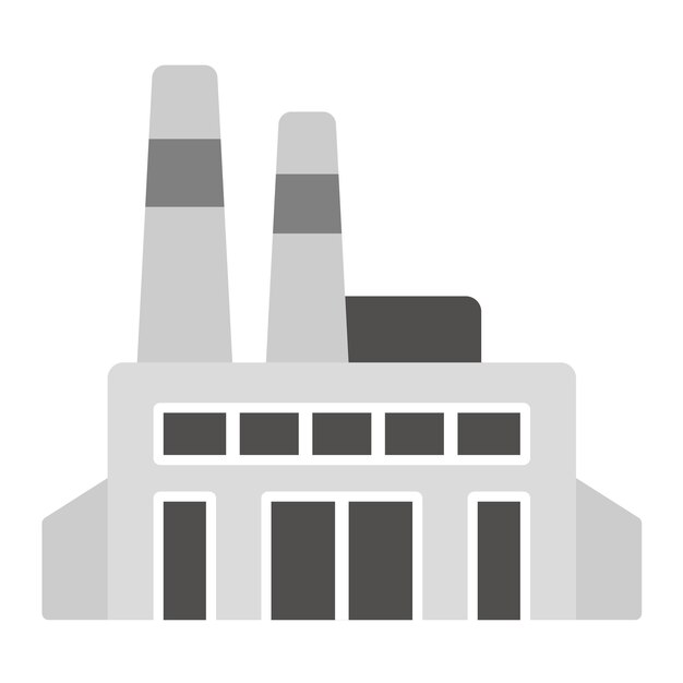 Estilo de ilustración vectorial de fábrica