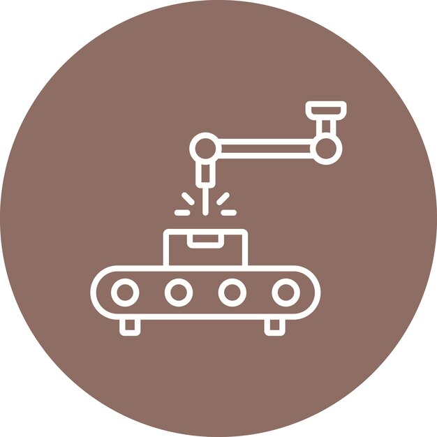 Estilo de ilustración vectorial de fabricación