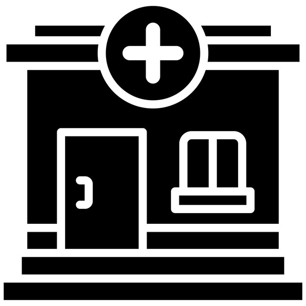 Estilo de ilustración vectorial de la farmacia