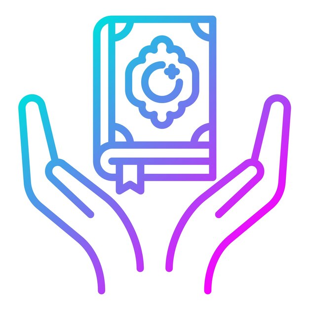 Estilo de ilustración vectorial de la fe