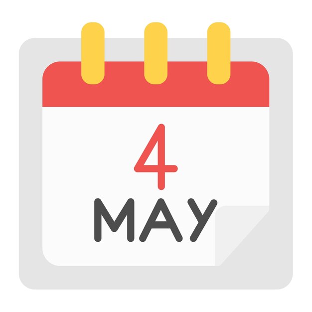 Estilo de la ilustración vectorial de la fecha de cumpleaños