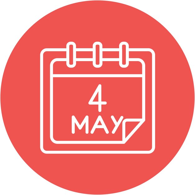 Estilo de la ilustración vectorial de la fecha de cumpleaños