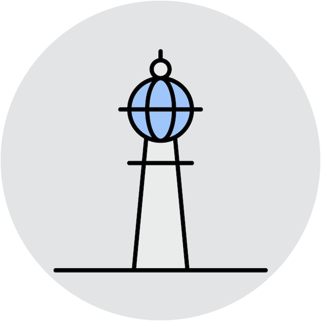 Estilo de ilustración vectorial de Fernsehturm Berlín
