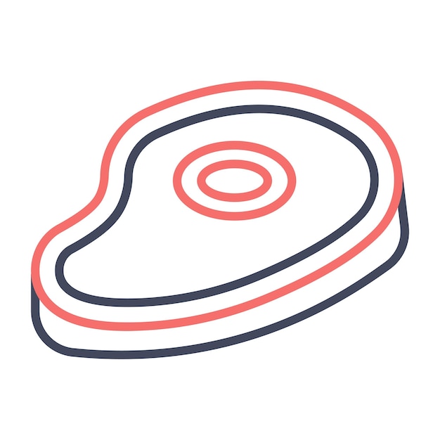 Estilo de ilustración vectorial del filete