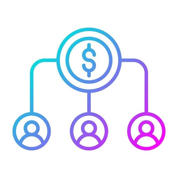 Estilo de ilustración vectorial de financiación colectiva