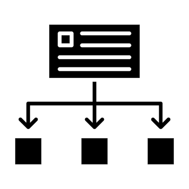 Estilo de ilustración vectorial del flujo de trabajo