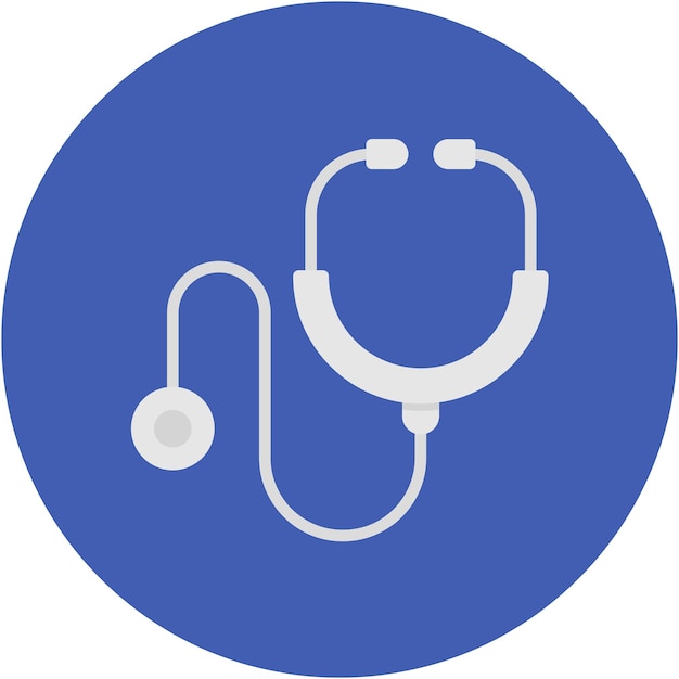 Estilo de ilustración vectorial del fonendoscopio