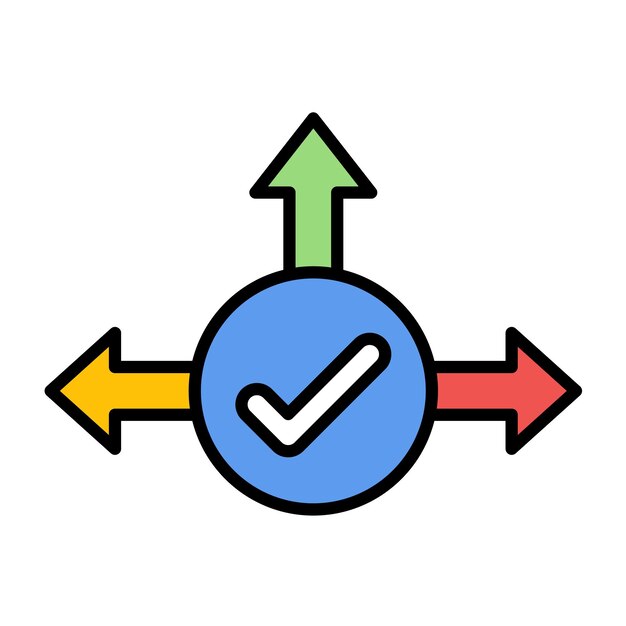 Estilo de ilustración vectorial de las formas de negocio