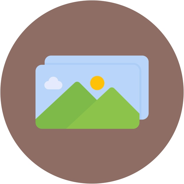 Estilo de ilustración vectorial de las fotos