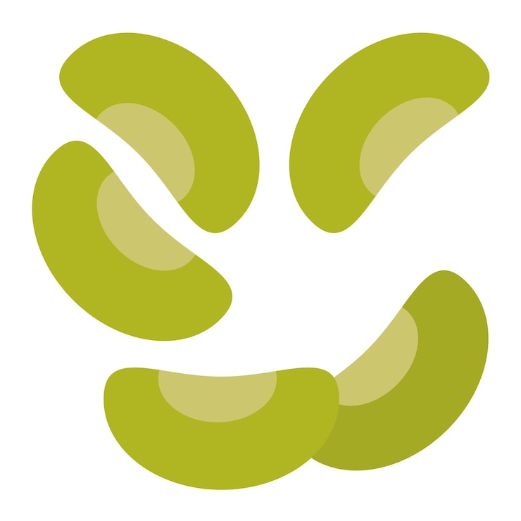 Vector estilo de ilustración vectorial de frijoles