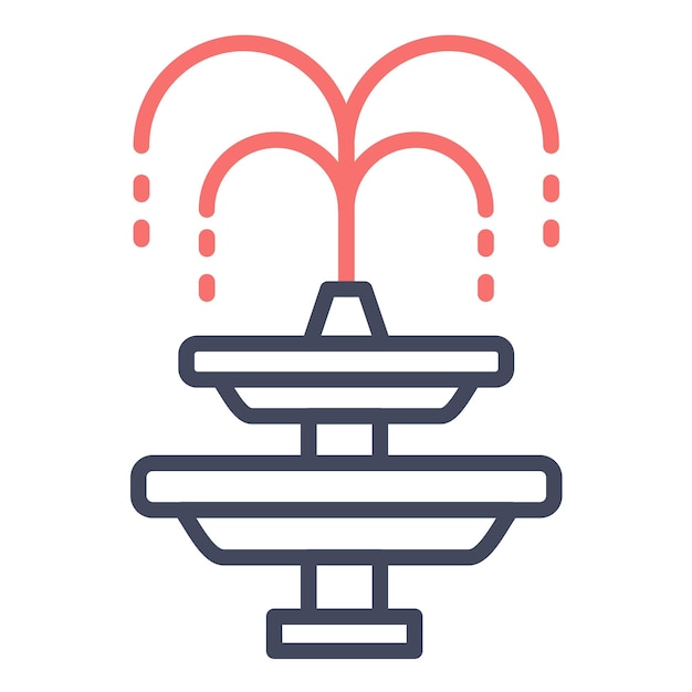 Estilo de ilustración vectorial de la fuente