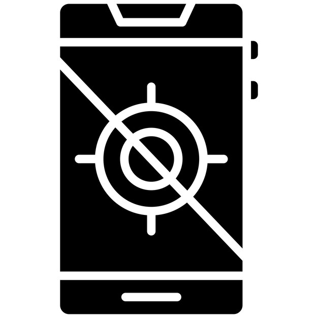 Estilo de ilustración vectorial fuera del GPS