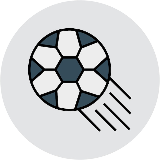 Estilo de ilustración vectorial de fútbol