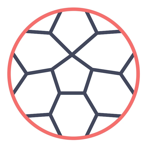 Estilo de ilustración vectorial de fútbol