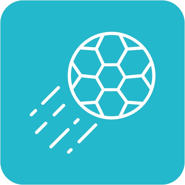 Estilo de ilustración vectorial de fútbol