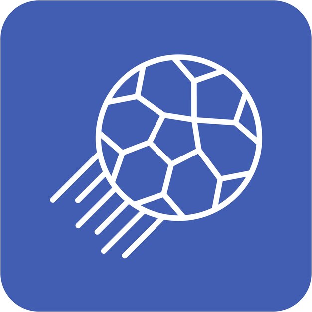 Estilo de ilustración vectorial de fútbol