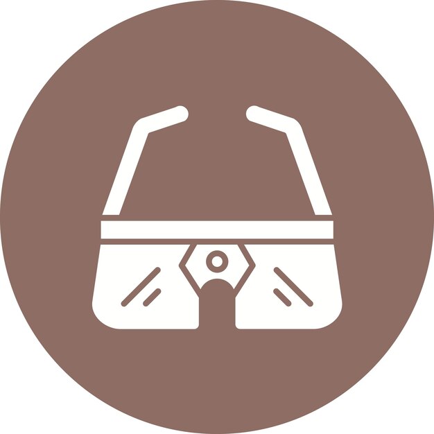 Estilo de ilustración vectorial de las gafas inteligentes