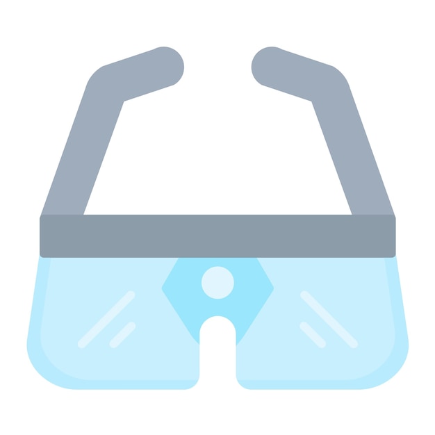 Estilo de ilustración vectorial de las gafas inteligentes