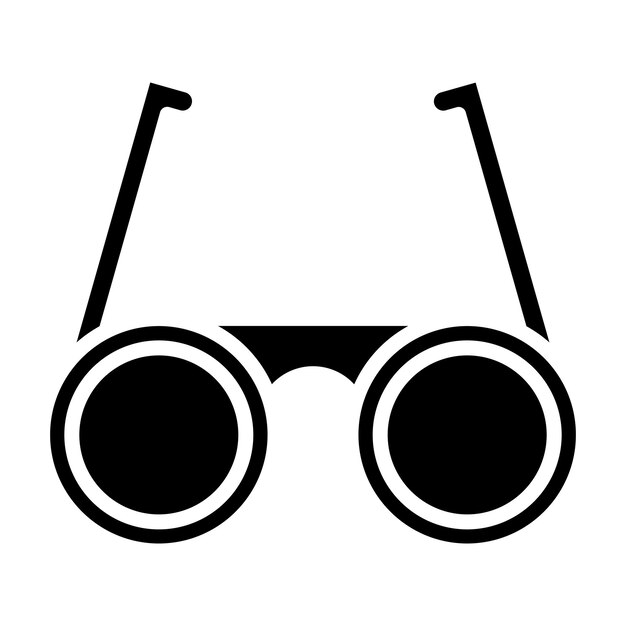 Estilo de ilustración vectorial de gafas de sol