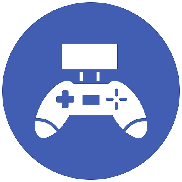 Estilo de ilustración vectorial para el gamepad