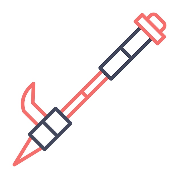 Estilo de ilustración vectorial del gancho