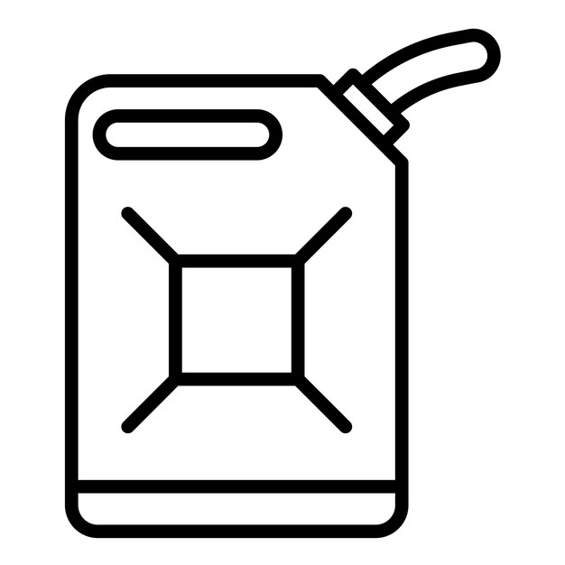 Estilo de ilustración vectorial de la gasolina