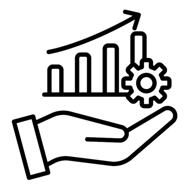 Estilo de ilustración vectorial de gestión de inversiones