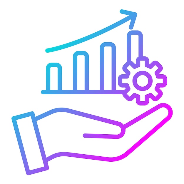 Estilo de ilustración vectorial de gestión de inversiones