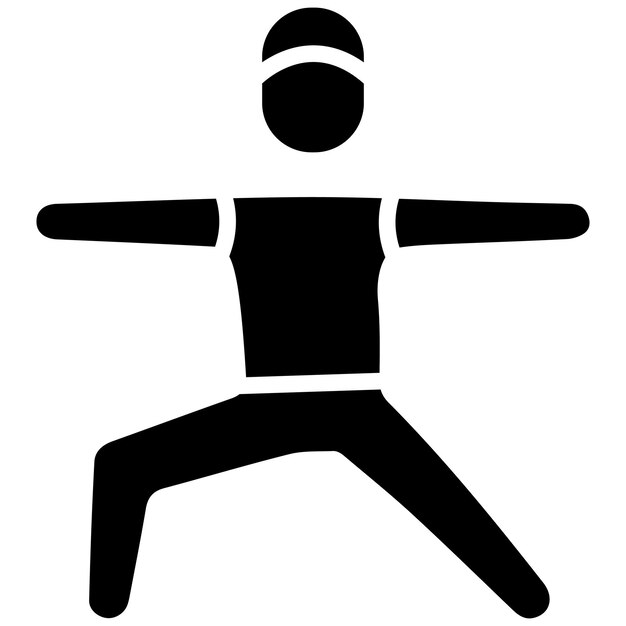Estilo de ilustración vectorial de gimnasia