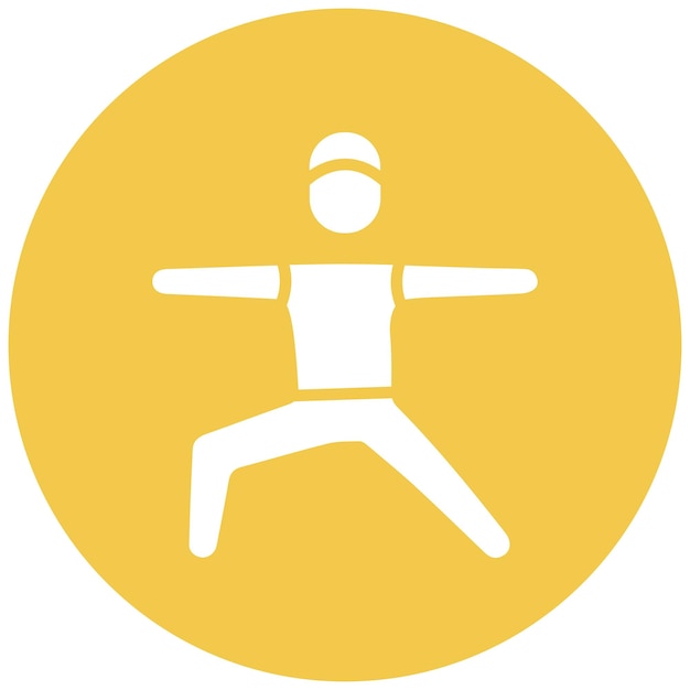 Estilo de ilustración vectorial de gimnasia