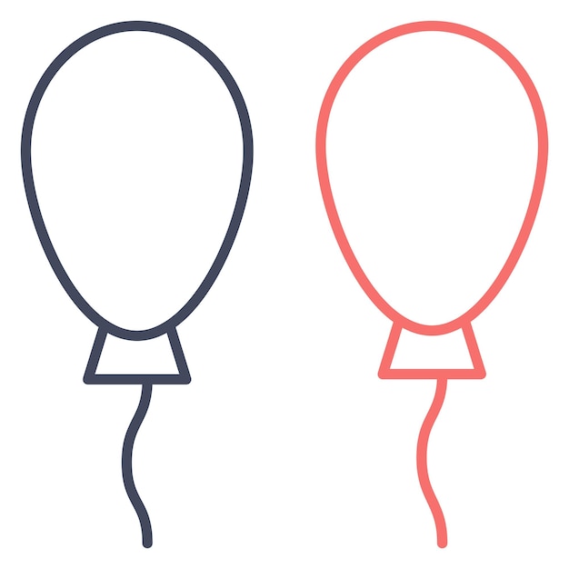Estilo de la ilustración vectorial del globo