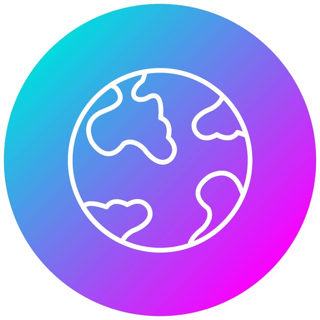 Estilo de ilustración vectorial del globo