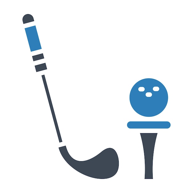 Estilo de ilustración vectorial de golf