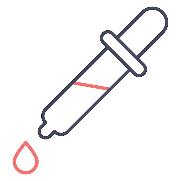 Estilo de ilustración vectorial de gota