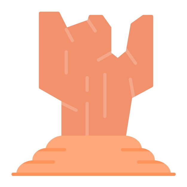 Estilo de ilustración vectorial del Gran Cañón