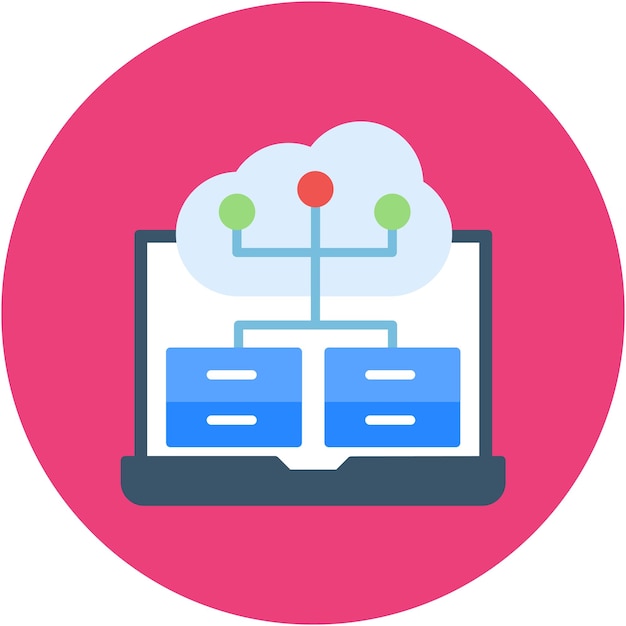 Estilo de ilustración vectorial de grandes datos