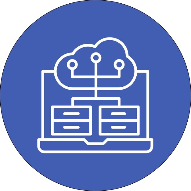Estilo de ilustración vectorial de grandes datos