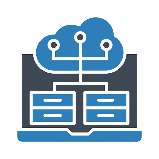 Estilo de ilustración vectorial de grandes datos