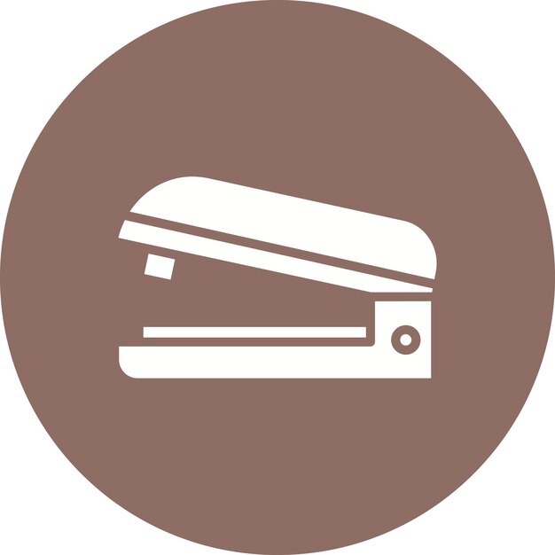 Estilo de ilustración vectorial de la grapadora