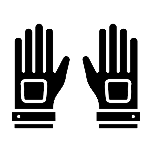Estilo de ilustración vectorial de guantes de trabajo