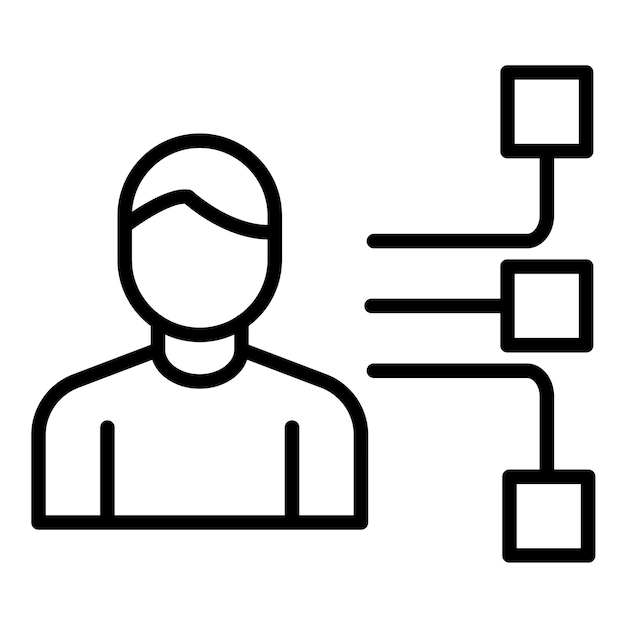 Estilo de ilustración vectorial de las habilidades del candidato