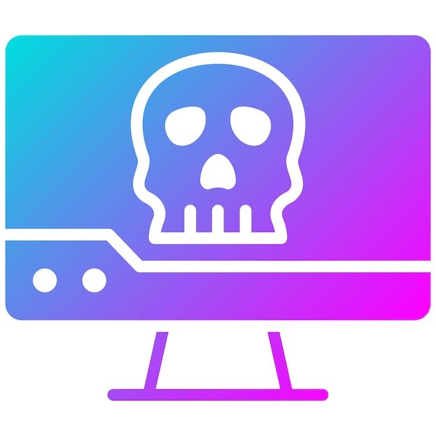 Estilo de ilustración vectorial hackeado por computadora