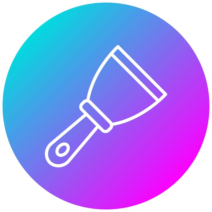 Vector estilo de ilustración vectorial de la herramienta de raspado